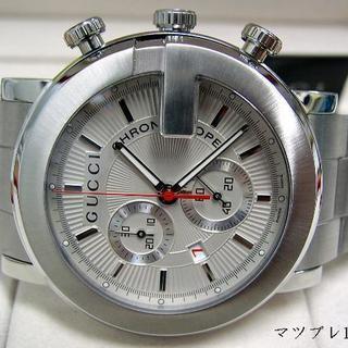 ★新品★グッチ Gucci Gクロノ シルバーSS 2カウンター YA101339