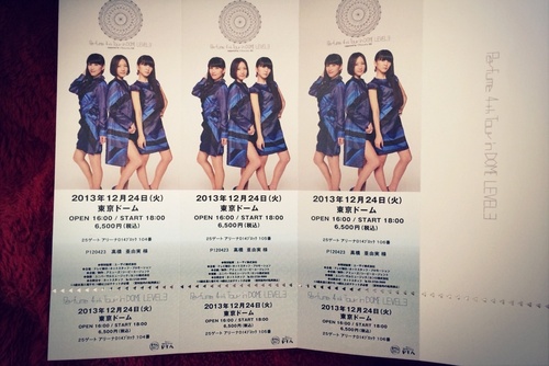 Perfume 『LEVEL3』ドームツアー 東京ドーム12月24日公演分です！