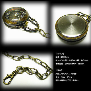 アンティーク調の懐中時計！ オールハンドメイドブランド【GaTa】 アンティークゴールド(真鍮)仕上げ\