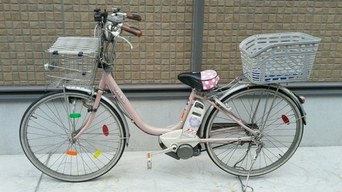 Y.M.C.A.の電動自転車を買って下さい。