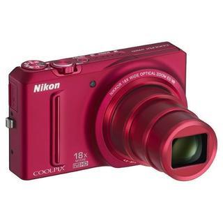 ☆在庫僅少☆NikonデジタルカメラCOOLPIX S9100 レッド☆新品