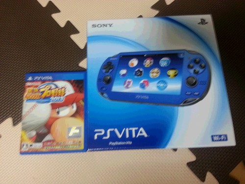 値下げしました★おまけ付き★☆PS Vita 青色☆