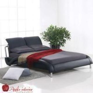 ダブルベッド ANGEE 黒 ポケットマット付