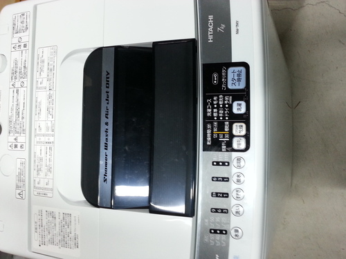 日立全自動洗濯機　NW-7MY 7kgタイプ 2012年製品