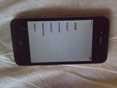 SoftBank iPhone4 黒 16g