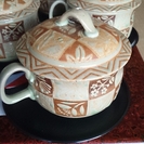 四季の器 市松小花バラエティーセット、コーヒー、紅茶カップ5セット