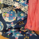 【交渉中】120センチ☆青い浴衣ドレス