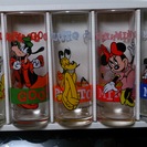 ディズニーの可愛いグラス5コセット700円♪