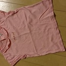 ミキハウス 清楚なピンク半袖Tシャツ
