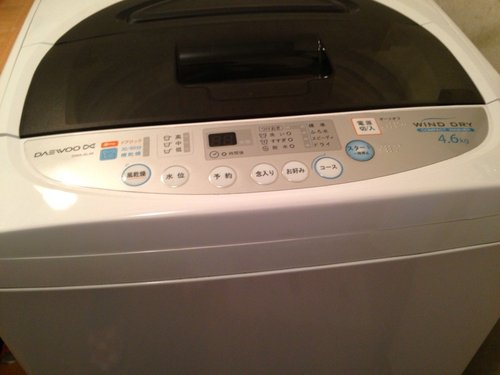 商談中【美品】風乾燥付き洗濯機 (韓国メーカー2012製)
