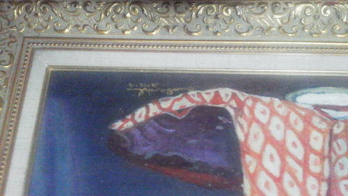 大津絵（雌雄の鳥） 本物大津絵、鶏 本物大津絵、鶏 - メルカリ