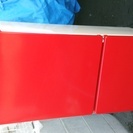 2013年製　オシャレ冷蔵庫　赤