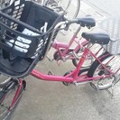 取引中★ピンク子供乗せ自転車★
