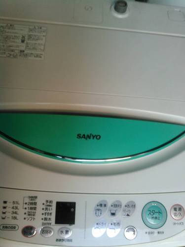 サンヨー洗濯機6.0キロ