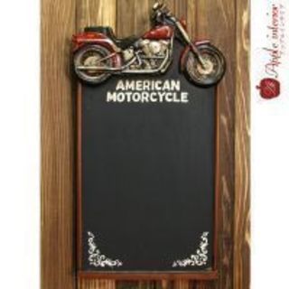レトロ看板 アメリカンバイク メッセージボード 黒板
