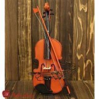 ブリキ玩具 楽器 バイオリン ブラウン