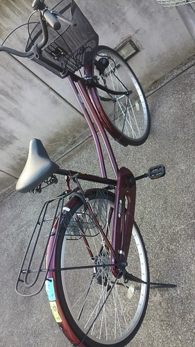 値下げしました☆自転車　バイオレット