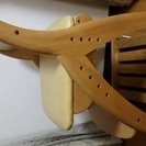 オカムラ学習机(引き出し無）と椅子のセット