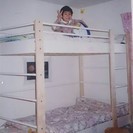 IKEA木製二段ベッド