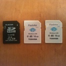 Flash Air 16GB ×２枚 ＋ 32GB１枚おまけ