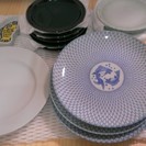 セラミックおろし 大皿 中皿 ケーキ皿 灰皿 セット 未使用あり。