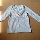 【未使用品】授乳服7分袖ホワイト