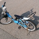 18インチの子供用自転車です。 補助輪もあります。