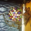 ステンドグラスのランプ