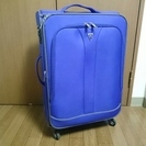 MLサイズ ソフトスーツケース パープル