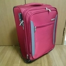 Mサイズ ソフトスーツケース ダークレッド