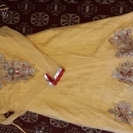 【0円･着払】インドの民族衣装(黄色パンジャビドレス)