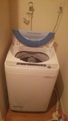 シャープ製2014年式節水洗濯機