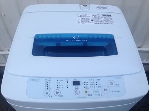 ハイアール  全自動洗濯機  JW-K42F-W