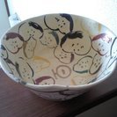 おかめ柄の和鉢