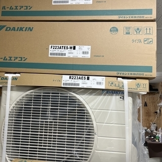 新品DAIKIN2023年式6畳専用エアコン＠標準工事込み@大阪市内価格62,000円